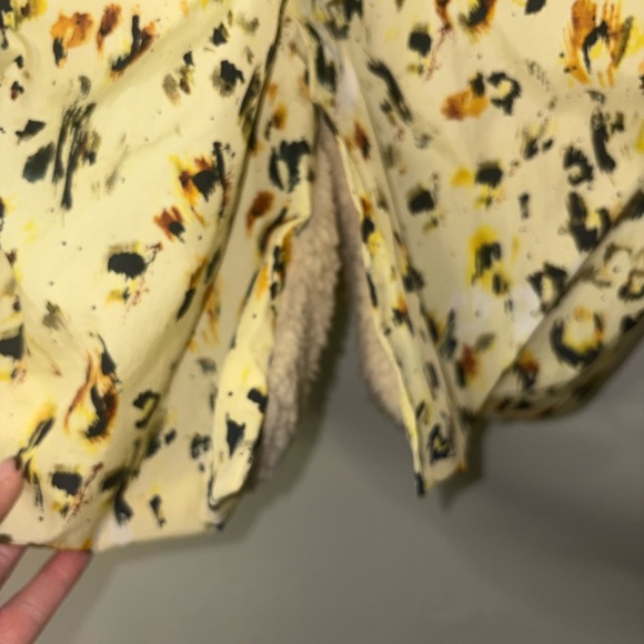 Obey Women's Republique Yellow and Black Animal Print Bomber Jacket - Picture 5 of 8